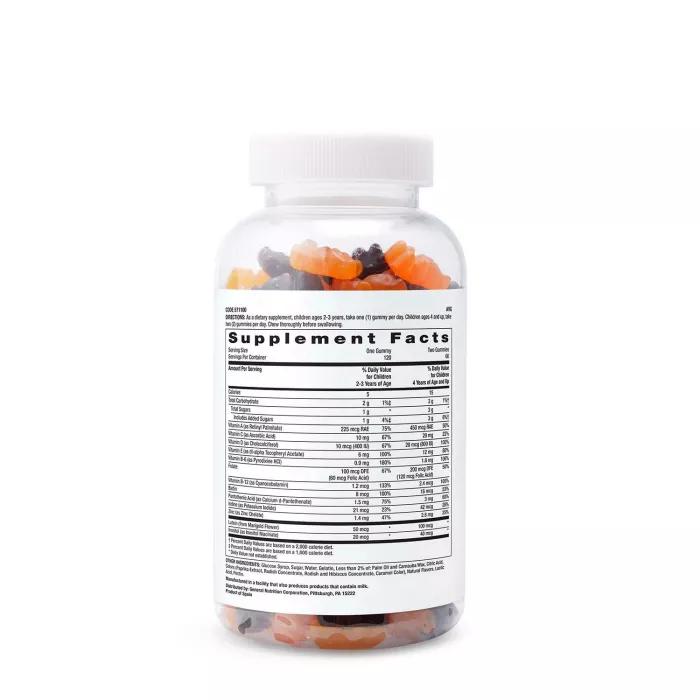 Gnc Milestones Kids Multivitamin Gummy, Multivitamine Pentru Copii 2-12 Ani, 120 Jeleuri Gnc Milestones Kids Multivitamin Gummy, Multivitamine Pentru Copii 2-12 Ani, 120 Jeleuri