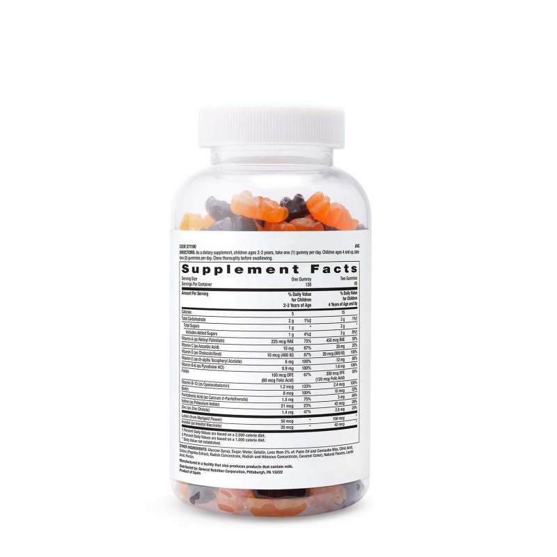 Multivitamine pentru copii 2-12 ani (120 jeleuri), GNC Live Well