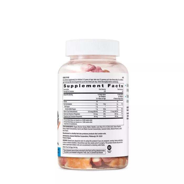 Gnc Milestones Kids Calcium Gummy, Calciu Pentru Copii 2-12 Ani, Cu Aroma De Fructe, 120 Jeleuri Gnc Milestones Kids Calcium Gummy, Calciu Pentru Copii 2-12 Ani, Cu Aroma De Fructe, 120 Jeleuri