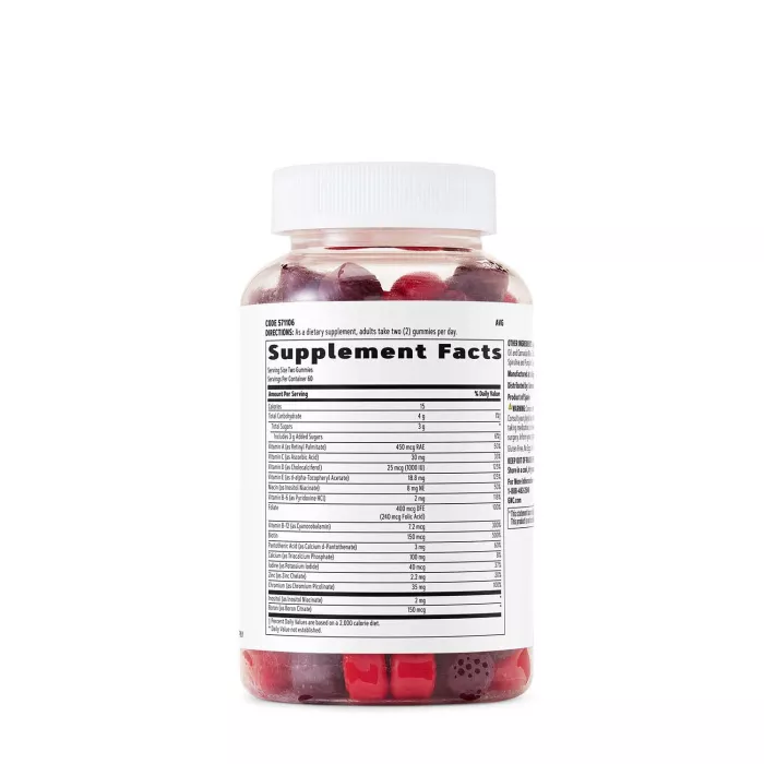 Gnc Women’s Multivitamin Gummy, Jeleuri Cu Multivitamine Pentru Femei Cu Aroma De Fructe De Padure, 120 Jeleuri Gnc Women’s Multivitamin Gummy, Jeleuri Cu Multivitamine Pentru Femei Cu Aroma De Fructe De Padure, 120 Jeleuri