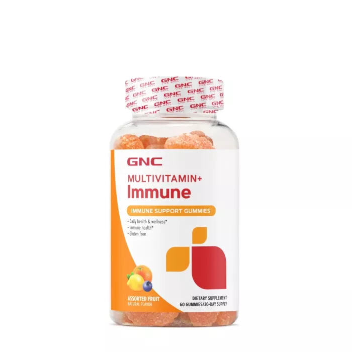 Gnc Multivitamin + Immune, Multivitamine Pentru Sustinerea Imunitatii Adultilor Si Copiilor, 60 Jeleuri Gnc Multivitamin + Immune, Multivitamine Pentru Sustinerea Imunitatii Adultilor Si Copiilor, 60 Jeleuri