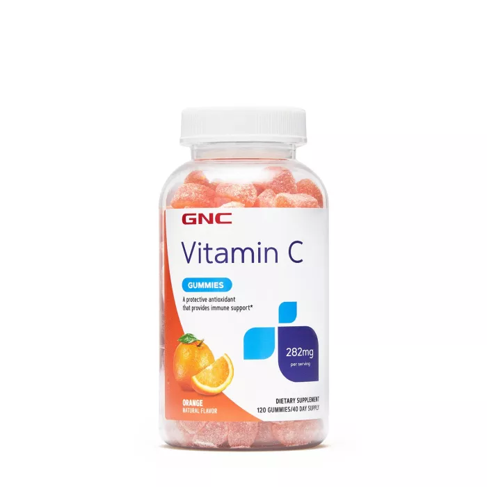 Gnc Vitamina C 282 Mg, Jeleuri Cu Aroma De Portocale, 120 Jeleuri Gnc Vitamina C 282 Mg, Jeleuri Cu Aroma De Portocale, 120 Jeleuri