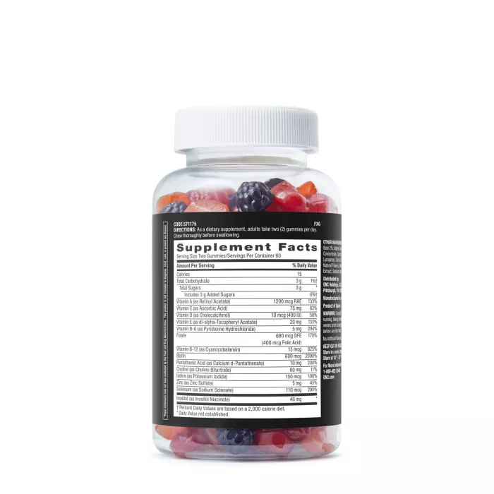 Gnc Mega Men Essentials Gummy Multivitamin 50 Plus, Jeleuri Cu Multivitamine Pentru Barbati 50+ Cu Aroma De Fructe Asortate, 120 Jeleuri Gnc Mega Men Essentials Gummy Multivitamin 50 Plus, Jeleuri Cu Multivitamine Pentru Barbati 50+ Cu Aroma De Fructe Asortate, 120 Jeleuri
