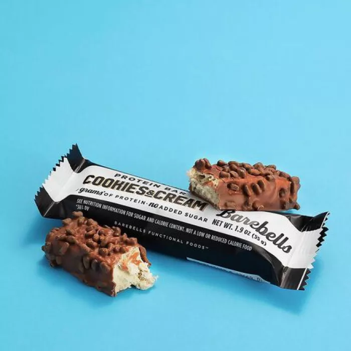 Barebells Bars Baton Proteic Cu Aroma De Biscuiti Si Frisca, 55g