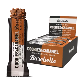 Barebells Bars Baton Proteic Cu Aroma De Biscuiti Si Caramel, 55g