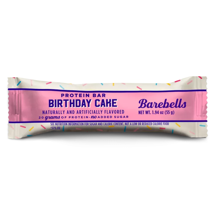 Barebells Protein Bar Birthday Cake, Baton Proteic Cu Aroma De Birthday Cake , 55g