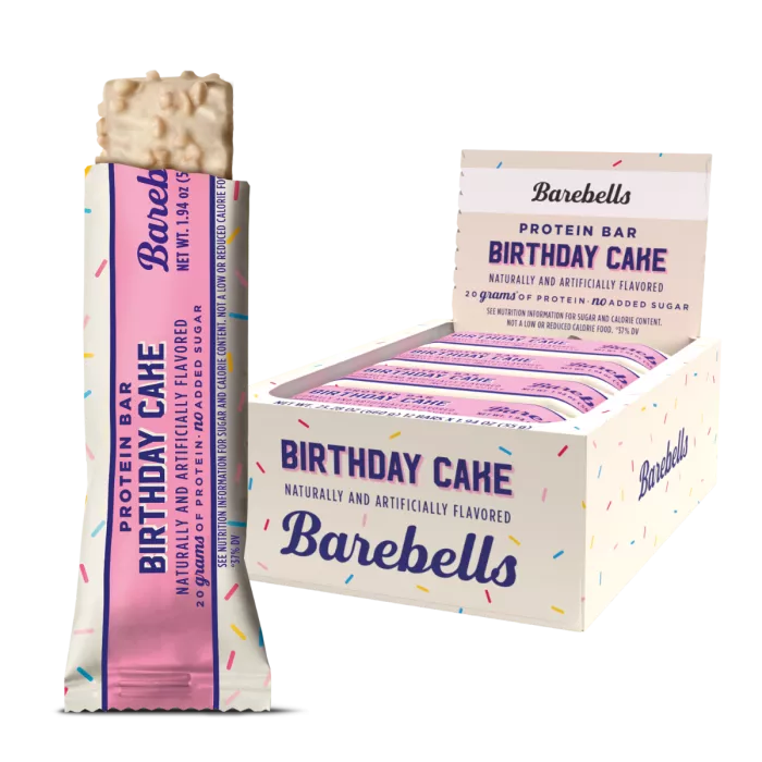Barebells Protein Bar Birthday Cake, Baton Proteic Cu Aroma De Birthday Cake , 55g