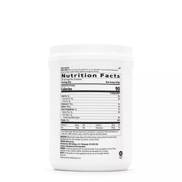 Gnc Total Lean Zero Sugar, Proteina Fara Zahar Cu Aroma De Vanilie, 480 G Gnc Total Lean Zero Sugar, Proteina Fara Zahar Cu Aroma De Vanilie, 480 G