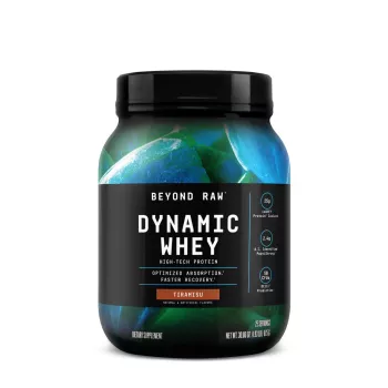 Gnc Beyond Raw Dynamic Whey Tiramisu, Proteina Din Zer Cu Aroma De Tiramisu, 875 G