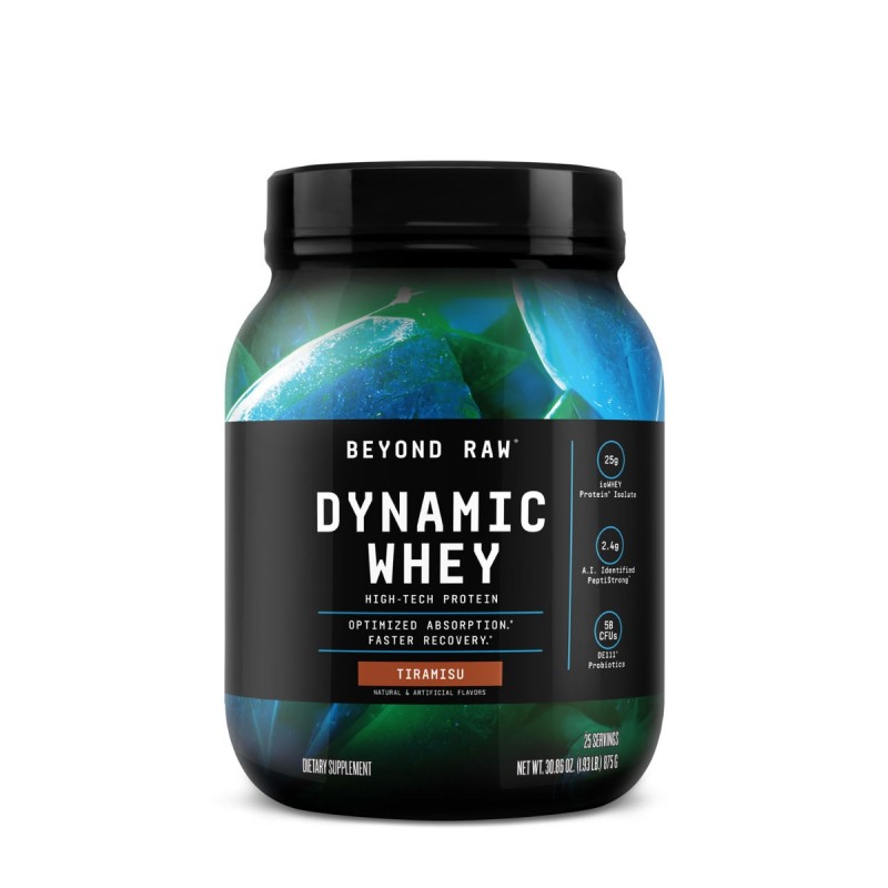 Gnc Beyond Raw Dynamic Whey Tiramisu, Proteina Din Zer Cu Aroma De Tiramisu, 875 G