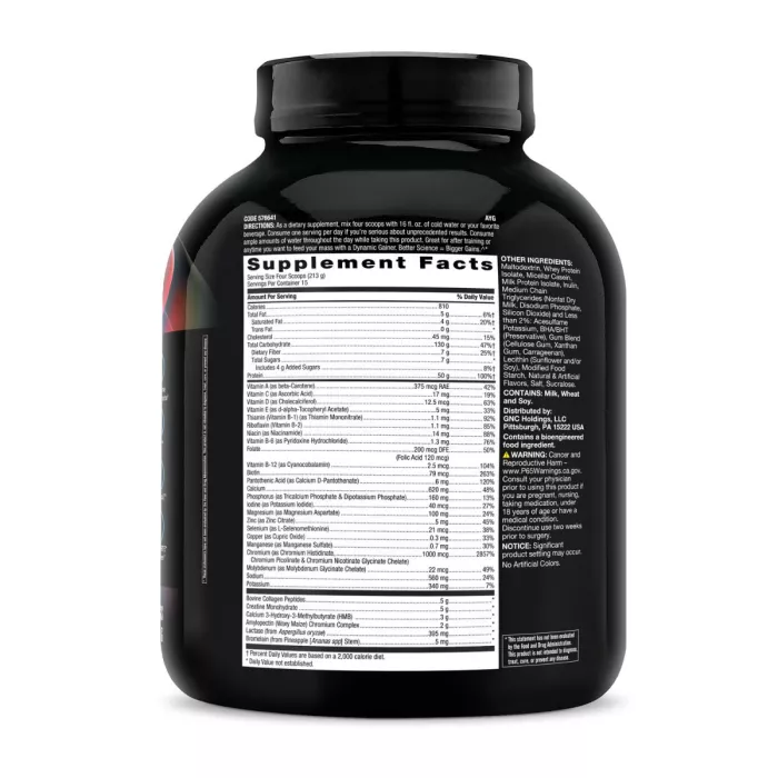 Gnc Beyond Raw Dynamic Gainer High-tech Mass Gainer, Gainer Proteic Cu Aroma De Cheesecake De Vanilie, 3195 G Gnc Beyond Raw Dynamic Gainer High-tech Mass Gainer, Gainer Proteic Cu Aroma De Cheesecake De Vanilie, 3195 G
