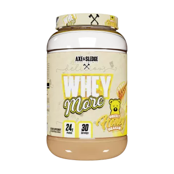 Axe & Sledge Supplements Whey More, Proteina Din Zer Cu Aroma De Honey Graham, 963 G