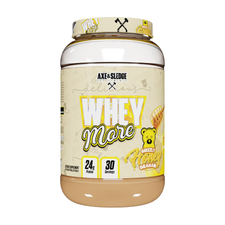 Axe & Sledge Supplements Whey More, Proteina Din Zer Cu Aroma De Honey Graham, 963 G