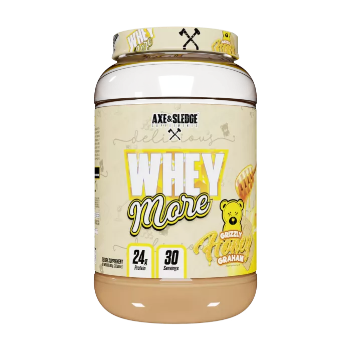 Axe & Sledge Supplements Whey More, Proteina Din Zer Cu Aroma De Honey Graham, 963 G