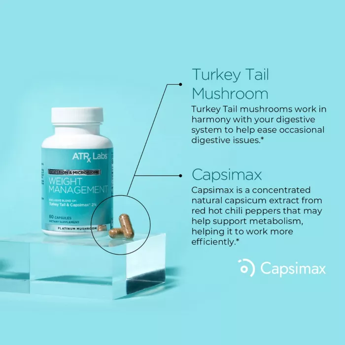 Atrx Labs Weight Management Platinum Mushroom, Solutie Superioara Pentru Controlul Greutatii, 60 Cps Atrx Labs Weight Management Platinum Mushroom, Solutie Superioara Pentru Controlul Greutatii, 60 Cps