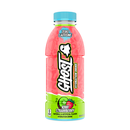 Ghost Hydration Drink Kiwi Strawberry Flavor, Bautura Pentru Rehidratare Cu Aroma De Kiwi Si Capsuni, 500 Ml
