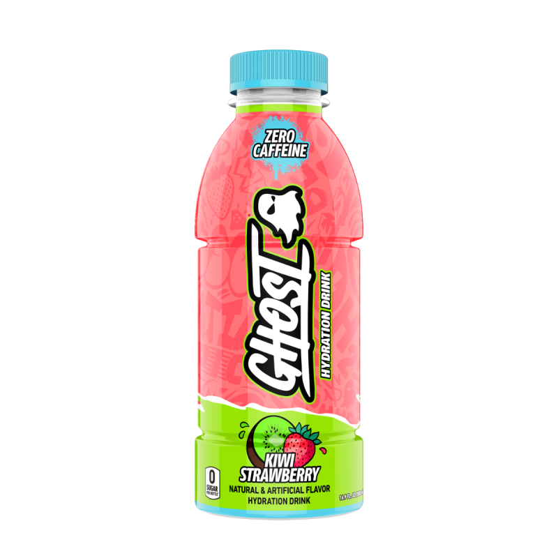 Ghost Hydration Drink Kiwi Strawberry Flavor, Bautura Pentru Rehidratare Cu Aroma De Kiwi Si Capsuni, 500 Ml