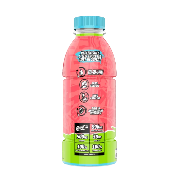Ghost Hydration Drink Kiwi Strawberry Flavor, Bautura Pentru Rehidratare Cu Aroma De Kiwi Si Capsuni, 500 Ml