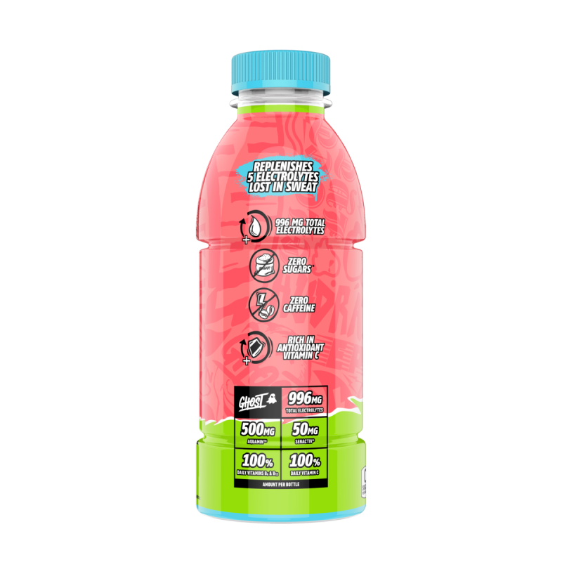 Ghost Hydration Drink Kiwi Strawberry Flavor, Bautura Pentru Rehidratare Cu Aroma De Kiwi Si Capsuni, 500 Ml