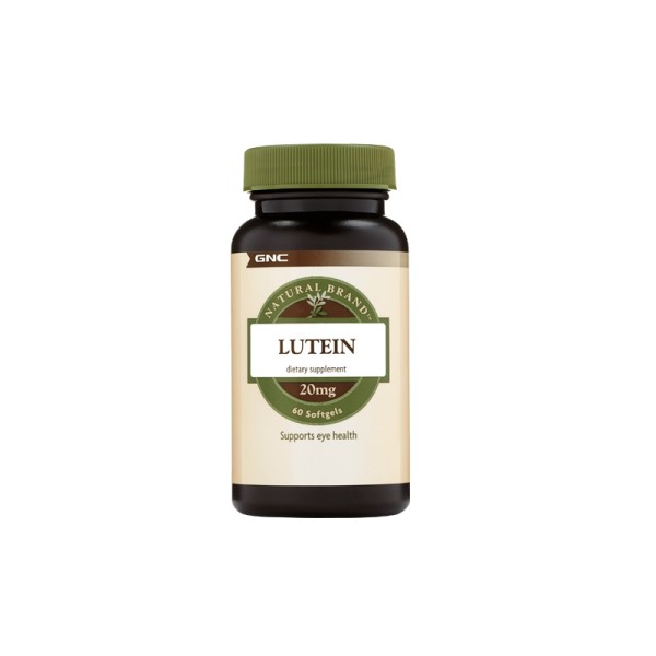 Natural brand luteina 20 mg (60 cps), GNC Live Well