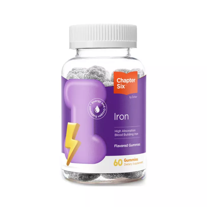 Zahler Chapter Six Iron Supplement, Formula De Fier Completa, 60 Jeleuri