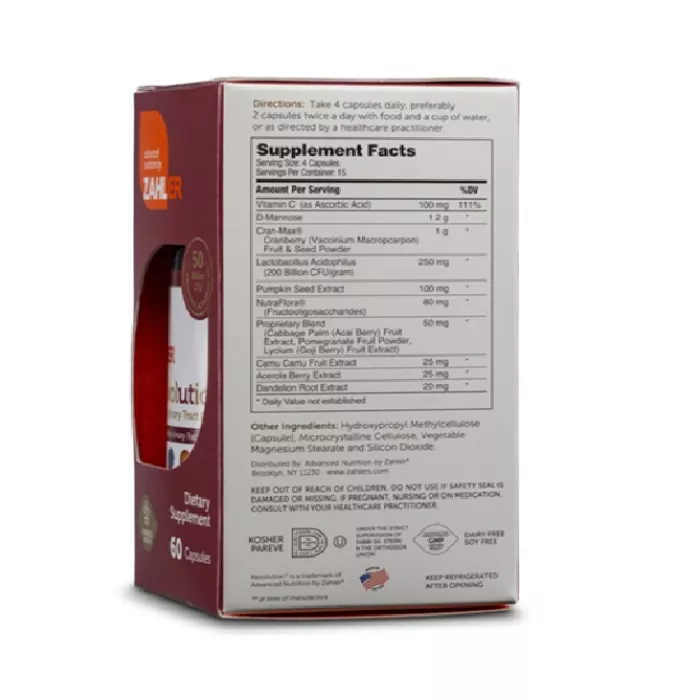 Zahler Revolution Formula Completa Pentru Tractul Urinar, 60 Cps
