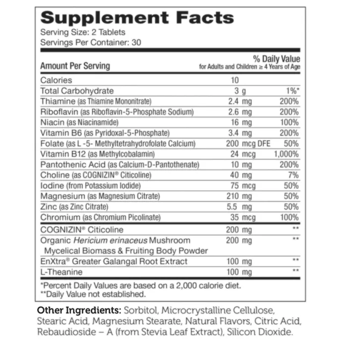 Zahler Kidsactive, Formula Pentru Imbunatatirea Capacitatii De Concentrare Si Atentie A Copiilor Cu Aroma De Punch De Fructe, 60 Tb