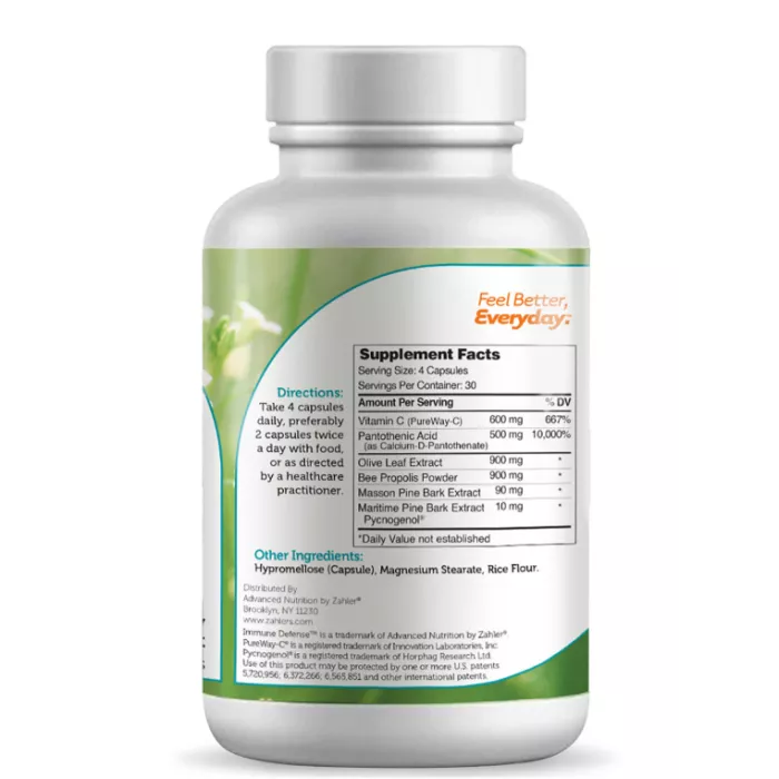 Zahler Immune Defense, Suport Pentru Imunitate, 120 Cps