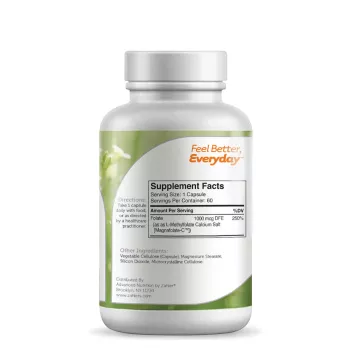 Zahler Methylfolat, Forma Stabila Si Activa De Acid Folic Metilfolat, 60 Cps