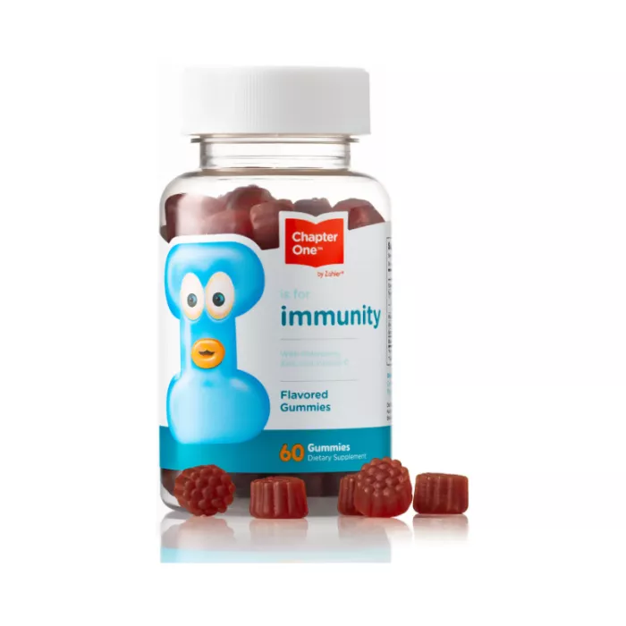 Zahler Chapter One Kids Immunity, Kosher Certified, Flavored Gummies, Multivitamine Pentru Sustinerea Imunitatii Pentru Copii, 60 Jeleuri
