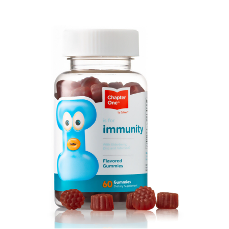 Zahler Chapter One Kids Immunity, Kosher Certified, Flavored Gummies, Multivitamine Pentru Sustinerea Imunitatii Pentru Copii, 60 Jeleuri