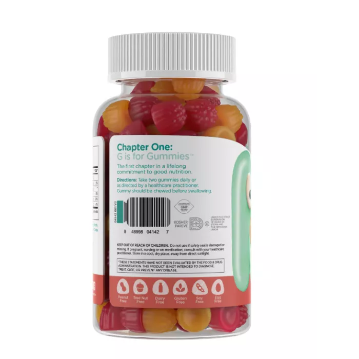 Zahler Chapter One Kids Magnesium,kosher Certified, Magneziu Pentru Copii Cu Aroma De Zmeura Si Mango, 60 Jeleuri