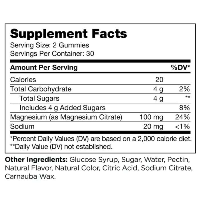 Zahler Chapter One Kids Magnesium,kosher Certified, Magneziu Pentru Copii Cu Aroma De Zmeura Si Mango, 60 Jeleuri