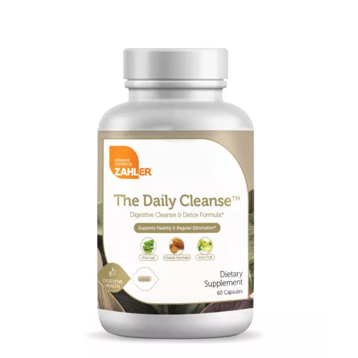Zahler The Daily Cleanse, Formula Avansata Pentru Detoxifierea Organismului, 60 Cps