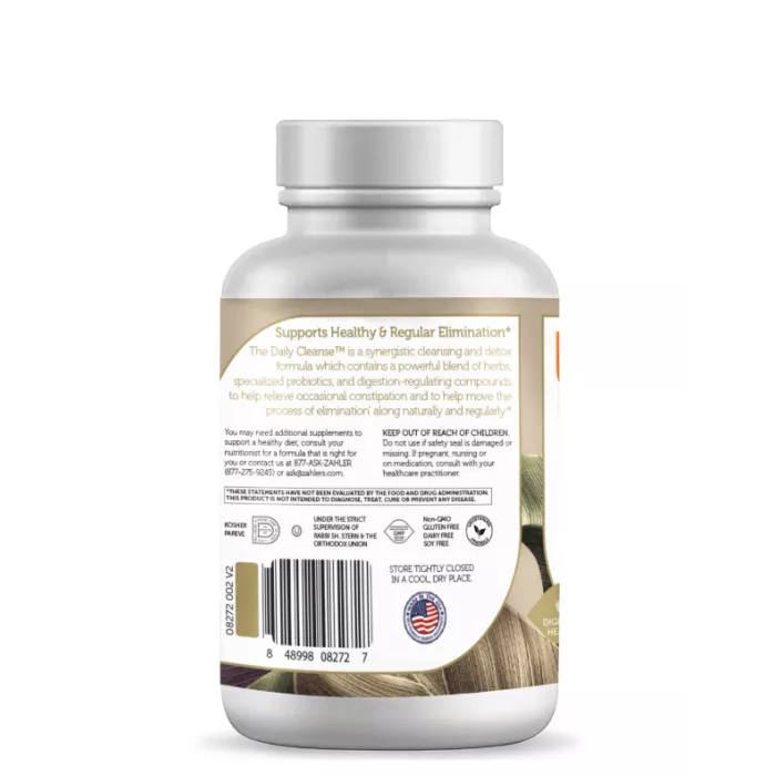 Zahler The Daily Cleanse, Formula Avansata Pentru Detoxifierea Organismului, 60 Cps