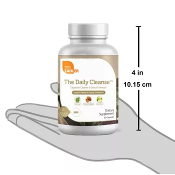 Zahler The Daily Cleanse, Formula Avansata Pentru Detoxifierea Organismului, 60 Cps
