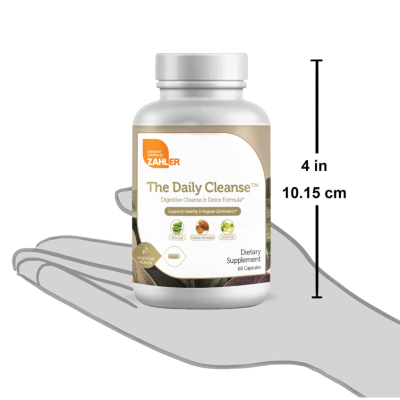 Zahler The Daily Cleanse, Formula Avansata Pentru Detoxifierea Organismului, 60 Cps
