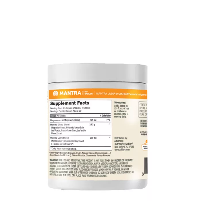 Zahler Mantra Rest, Formula Pentru Relaxare Si Somn Odihnitor, Cu Aroma Naturala De Lamaie Si Musetel, 135 G