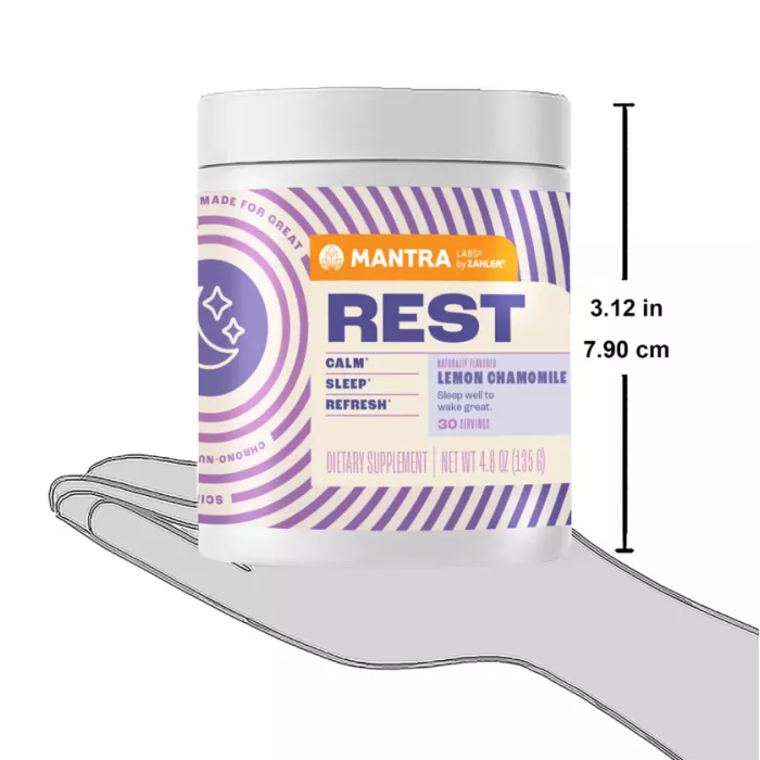Zahler Mantra Rest, Formula Pentru Relaxare Si Somn Odihnitor, Cu Aroma Naturala De Lamaie Si Musetel, 135 G