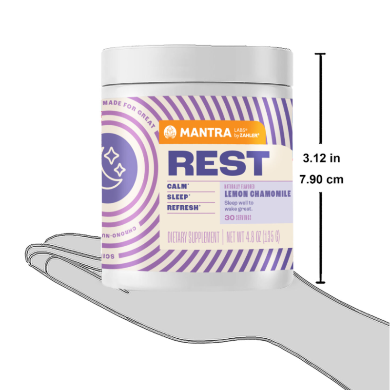 Zahler Mantra Rest, Formula Pentru Relaxare Si Somn Odihnitor, Cu Aroma Naturala De Lamaie Si Musetel, 135 G