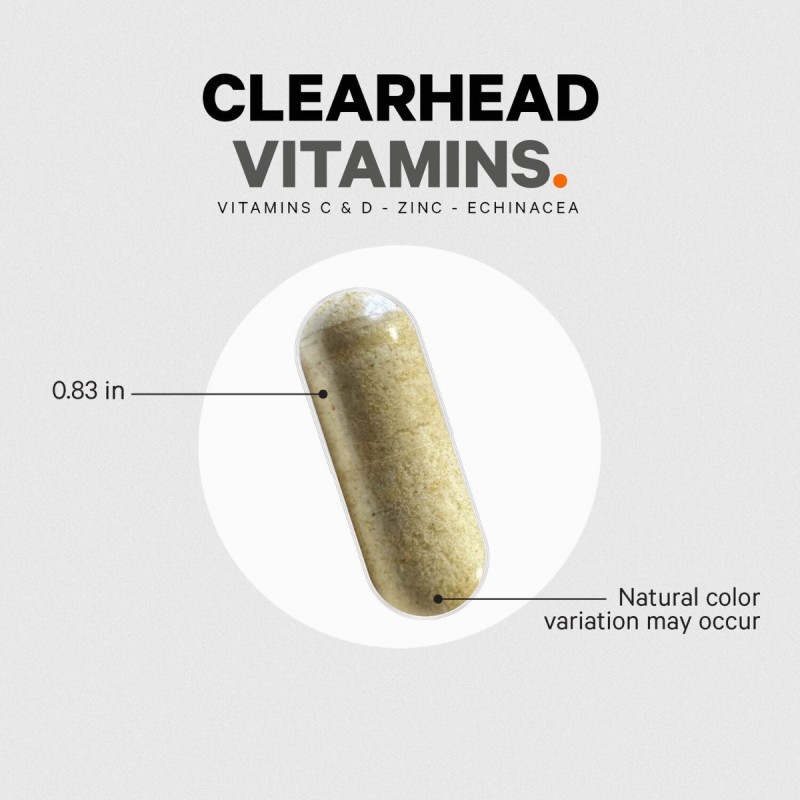 Codeage Clearhead Daily Multivitamins, Formula Premium Pentru Sustinerea Imunitatii, Energie Si Vitalitate, 90 Cps