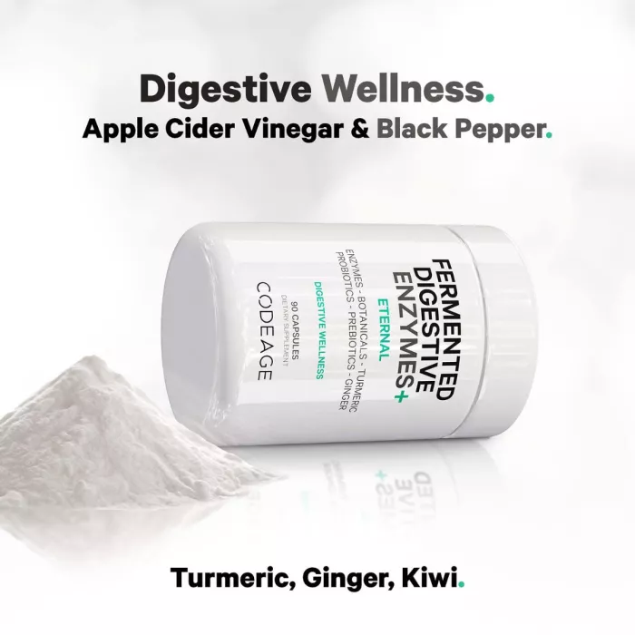 Codeage Fermented Digestive Enzymes With Probiotics & Prebiotics, Enzime Digestive Cu Probiotice Si Prebiotice Pentru Sustinerea Digestiei, 90 Cps Codeage Fermented Digestive Enzymes With Probiotics & Prebiotics, Enzime Digestive Cu Probiotice Si Prebiotice Pentru Sustinerea Digestiei, 90 Cps
