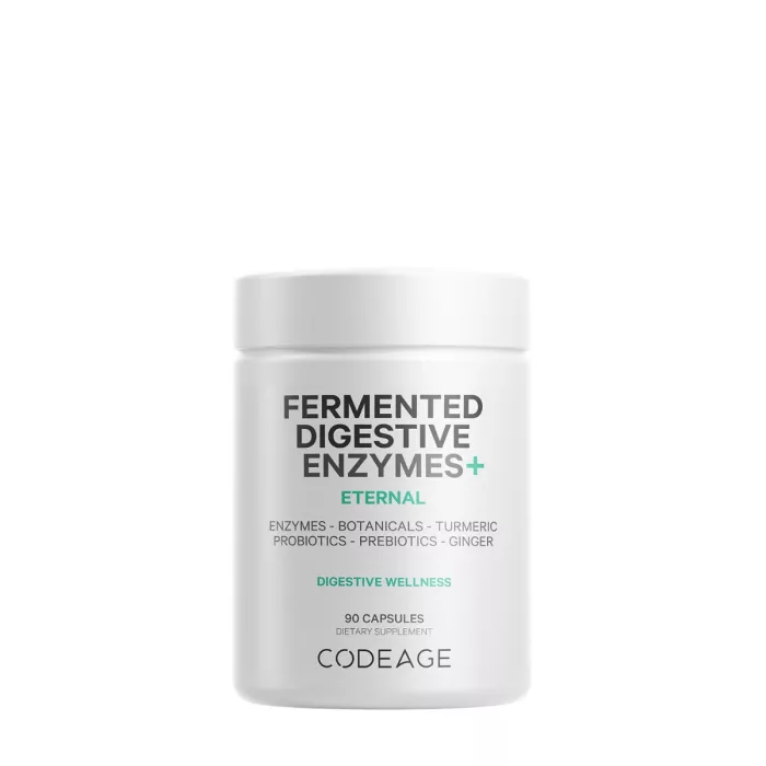 Codeage Fermented Digestive Enzymes With Probiotics & Prebiotics, Enzime Digestive Cu Probiotice Si Prebiotice Pentru Sustinerea Digestiei, 90 Cps Codeage Fermented Digestive Enzymes With Probiotics & Prebiotics, Enzime Digestive Cu Probiotice Si Prebiotice Pentru Sustinerea Digestiei, 90 Cps