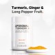 Codeage  Turmeric Lipozomal Fermentat + Piper Negru,  Curcumin Si Ghimbir, 90 Cps