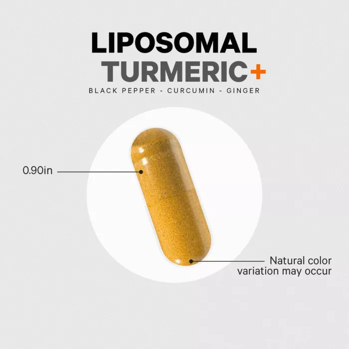 Codeage Turmeric Lipozomal Fermentat + Piper Negru, Curcumin Si Ghimbir, 90 Cps Codeage Turmeric Lipozomal Fermentat + Piper Negru, Curcumin Si Ghimbir, 90 Cps