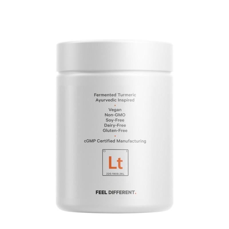 Codeage  Turmeric Lipozomal Fermentat + Piper Negru,  Curcumin Si Ghimbir, 90 Cps