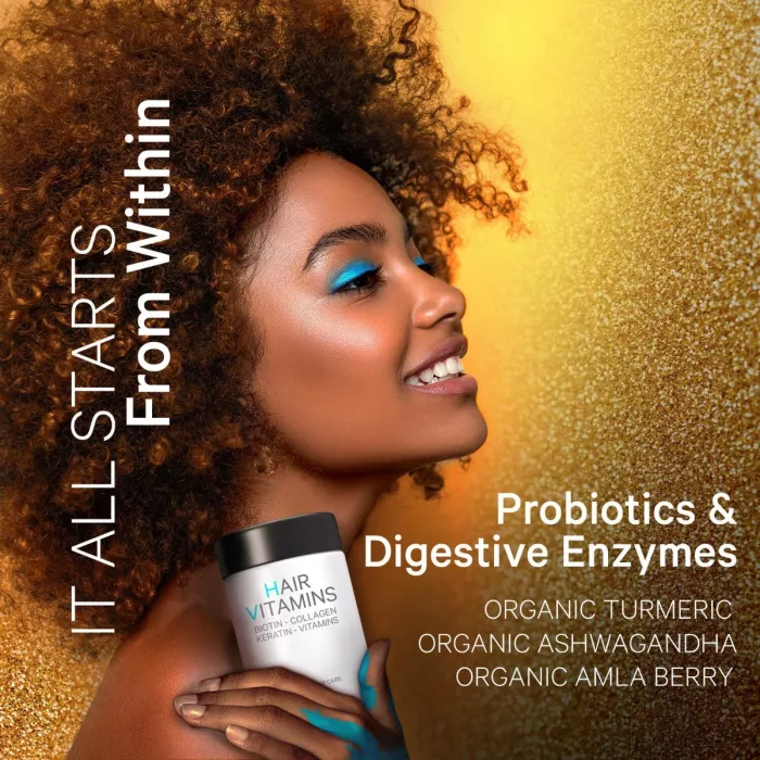 Codeage Hair Vitamins - Biotin 10000 Mcg - Collagen - Keratin & Multivitamins, Complex De Multivitamine Pentru Sanatatea Parului, 120 Cps Codeage Hair Vitamins - Biotin 10000 Mcg - Collagen - Keratin & Multivitamins, Complex De Multivitamine Pentru Sanatatea Parului, 120 Cps
