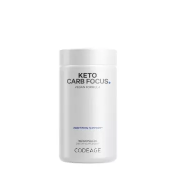Codeage Keto Carb Focus, Formula Pentru Inhibarea Asimilarii De Carbohidrati, 180 Cps