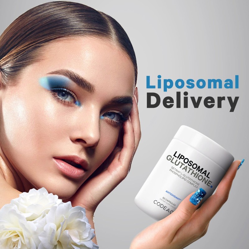 Codeage Liposomal Glutathione, Glutation Lipozomal Setria, 60 Cps