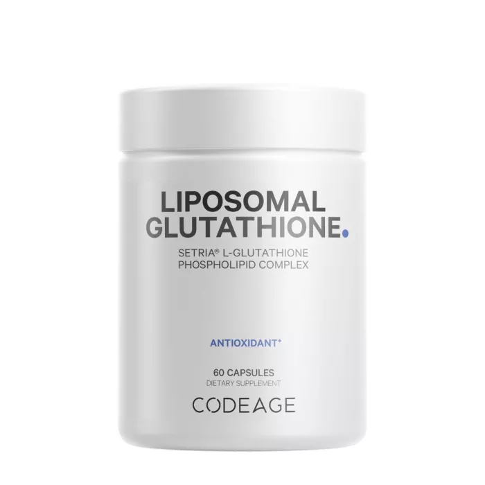 Codeage Liposomal Glutathione, Glutation Lipozomal Setria, 60 Cps Codeage Liposomal Glutathione, Glutation Lipozomal Setria, 60 Cps